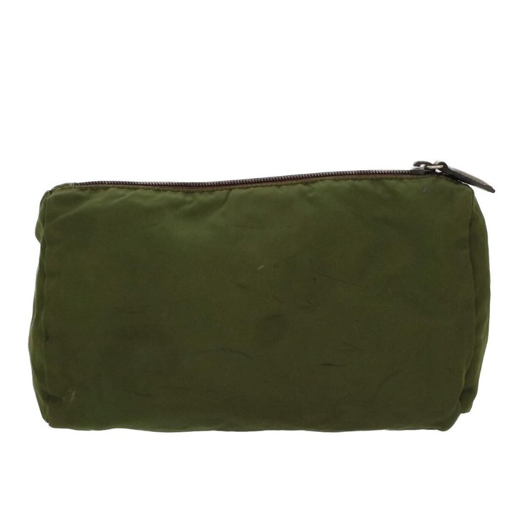 PRADA Pouch Nylon Green Auth yb246 - Picture 2 of 16